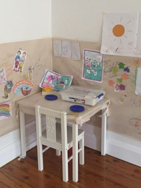craft corner toddler table