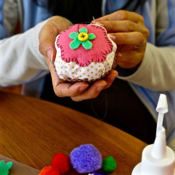 sewing cupcake